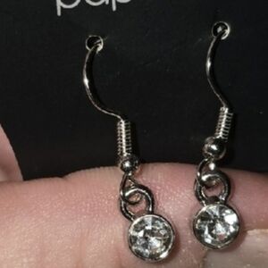 Paparazzi Silver Charm Earrings